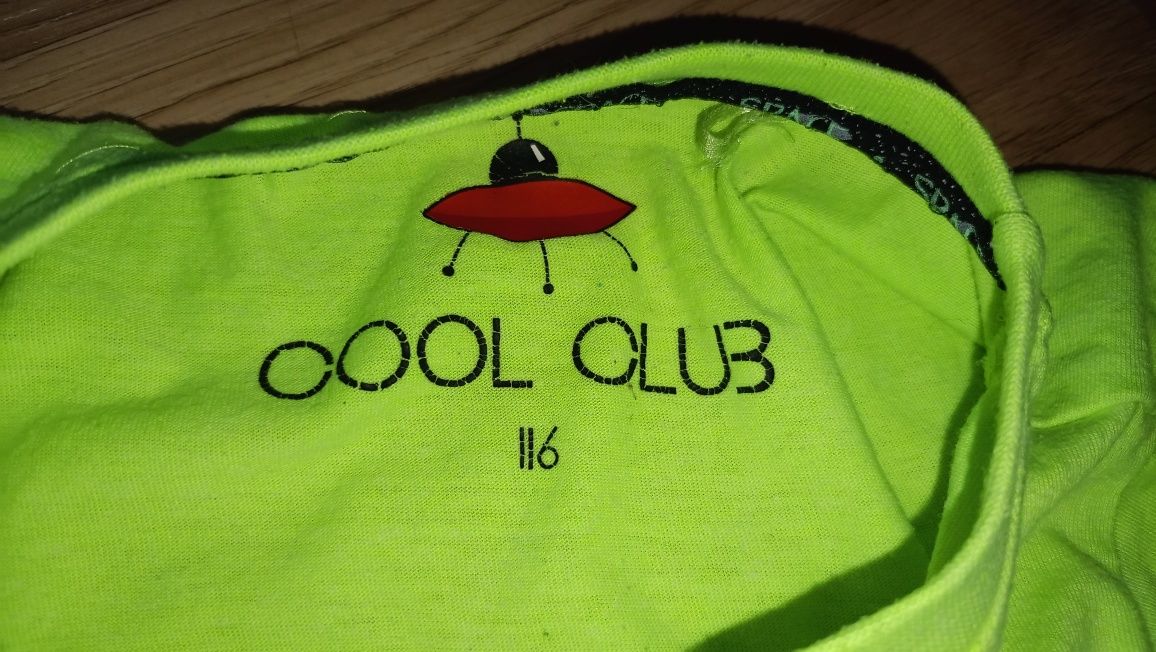 Koszulka chłopięca rozm 116 cool club