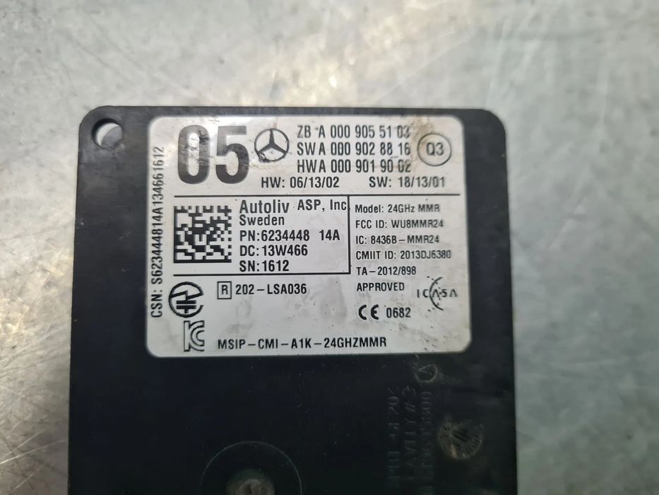 Sensor de radar MERCEDES-BENZ Classe E (W212)