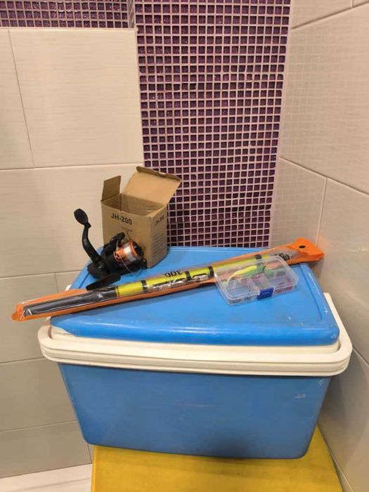 Cana de Pesca+Geleira e Acessórios