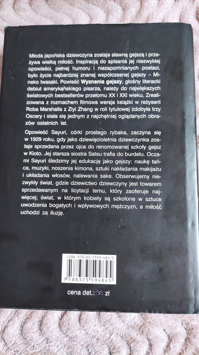 Książka "Wyznania gejszy"
