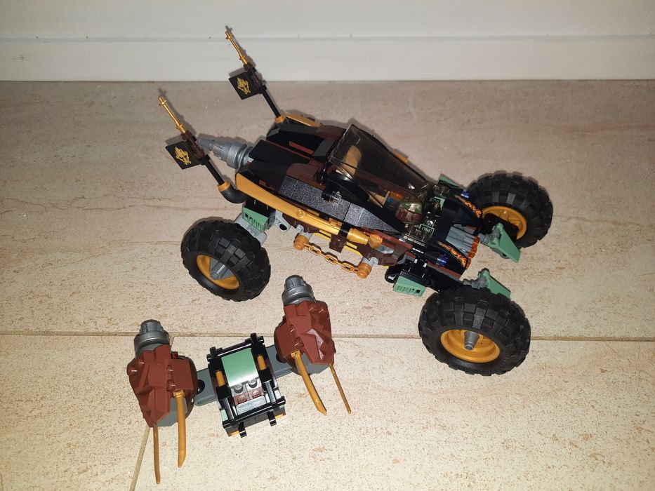 Klocki LEGO 70589 Ninjago pogromca skał autko auto Stan bardzo dobry