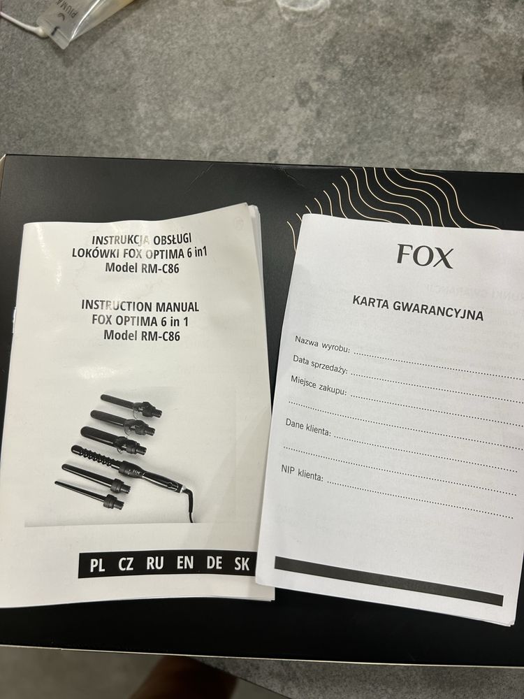 Fox optima lokówka z końcówkami