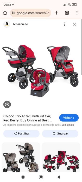 Carrinho activ3 chicco