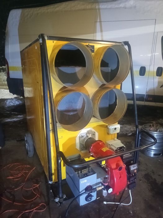 Nagrzewnica olejowa multiolejowa 220 kw master piec na olej , olejow