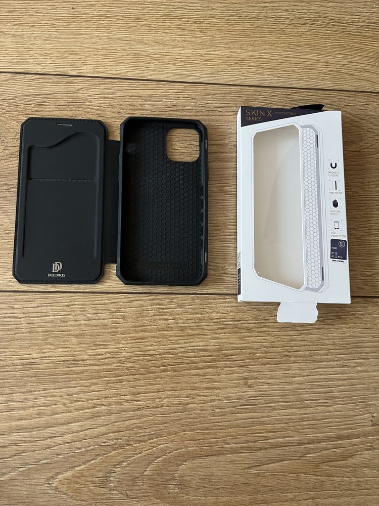 Nowe etui z klapką iPhone 12/12Pro na magnes