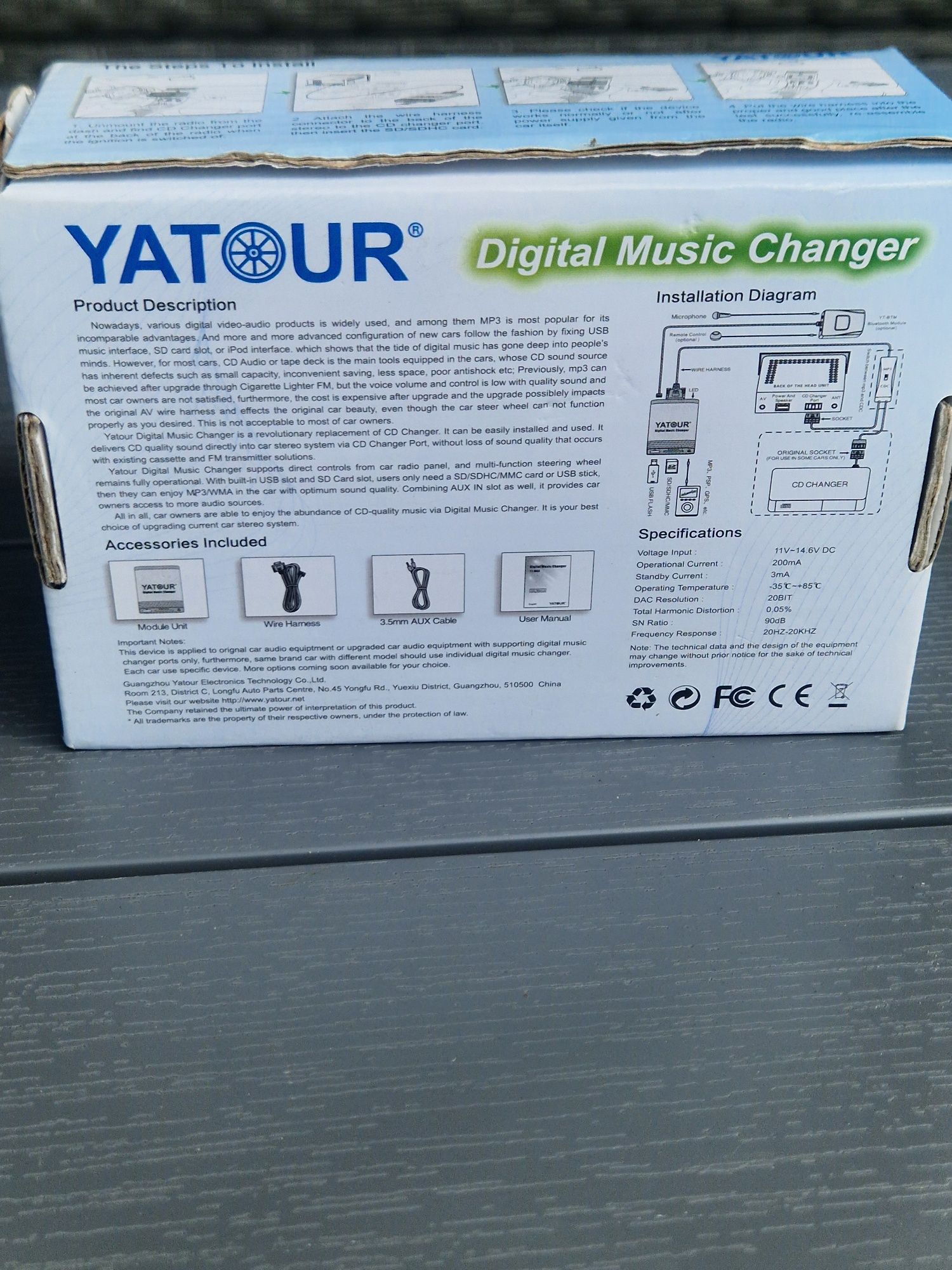 Adapter Moduł Bluetooth . Zmieniarka Cyfrowa