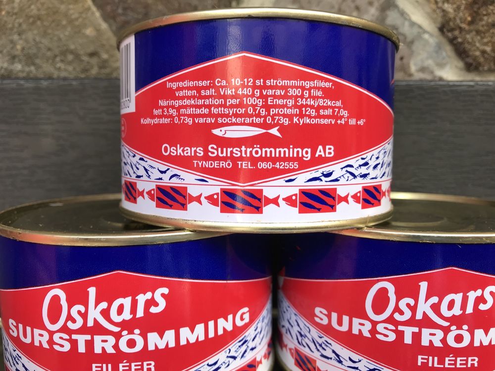 Консерва  Surströmming Oskars 440 г Сюрстремминг. Подарунок