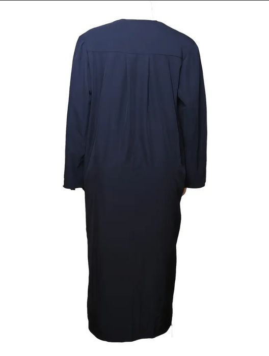 Мантія випускника з  шапочкою конфедератка чорна та синя