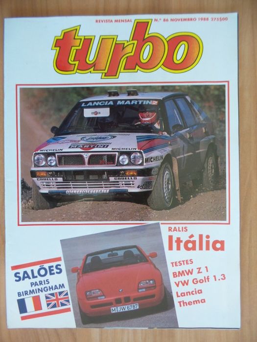 Revista Turbo N.º 86 de Novembro/88
