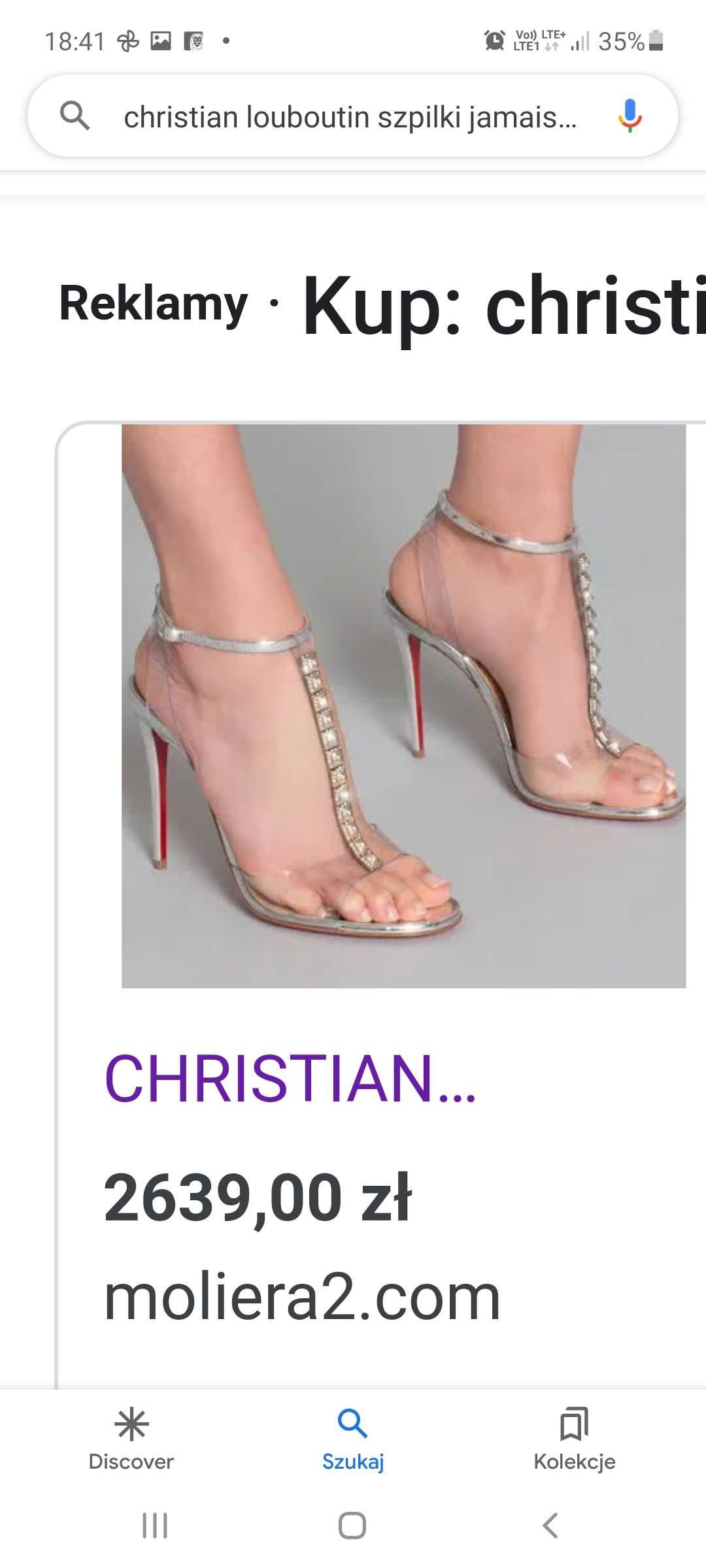 Christian louboutin sandaly szpilki Jamais Assez 39 40 zlote
