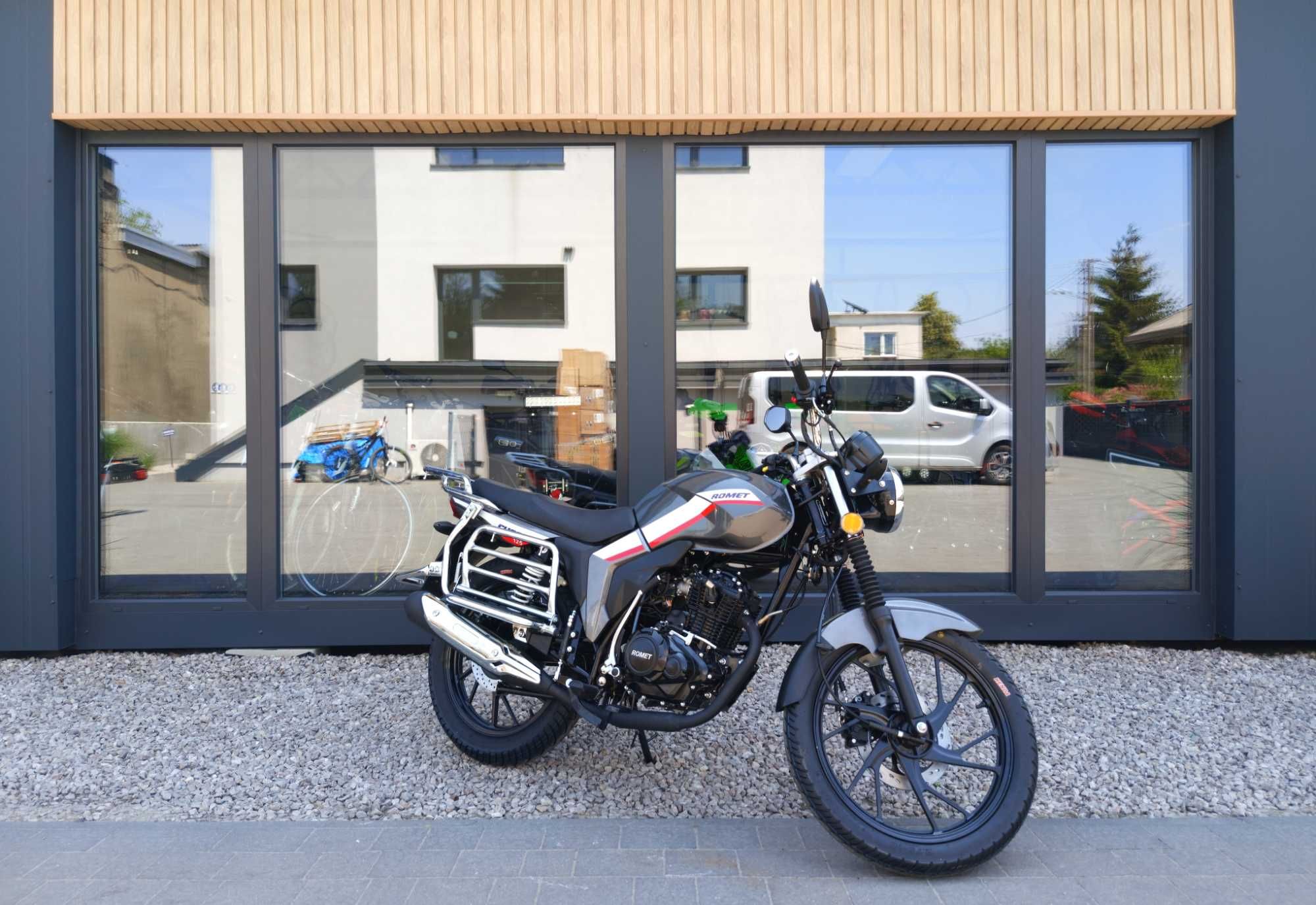 Motocykl 125 na kategorie B Romet CHART 125 motor 125 na kat.B Łódź