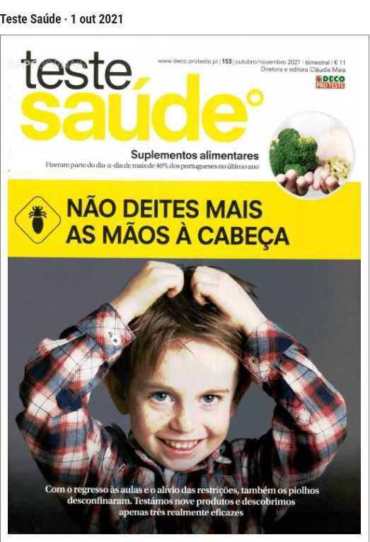 12 revistas TESTE SAÚDE da DECO