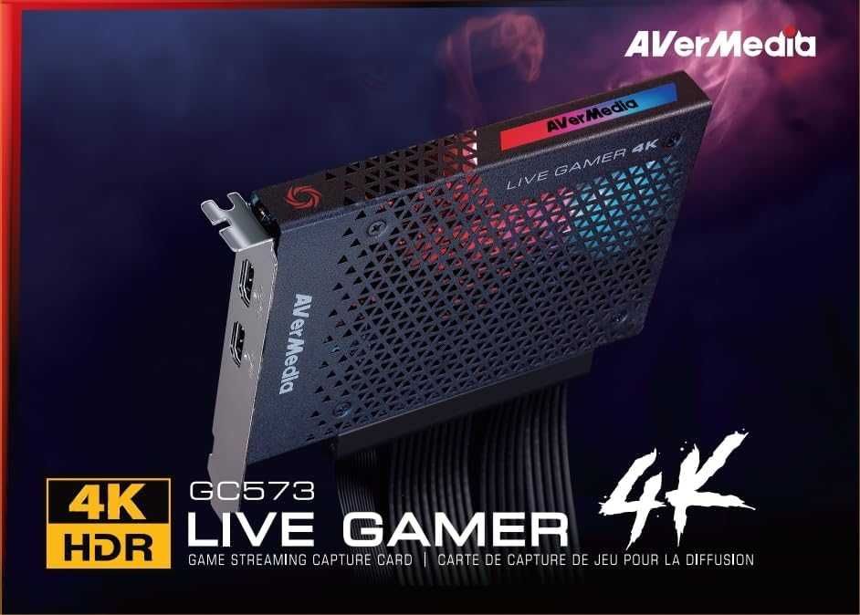 AVerMedia Live Gamer 4K GC573 Карта захоплення відео 4K60 HDR10 Нова