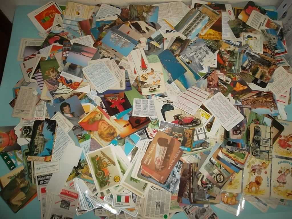 ENORME Colecção de CALENDÁRIOS Comerciais e outros
