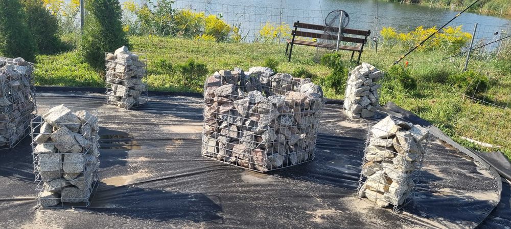 Łupek, kruszywa ogrodowe, gabion, skarpa