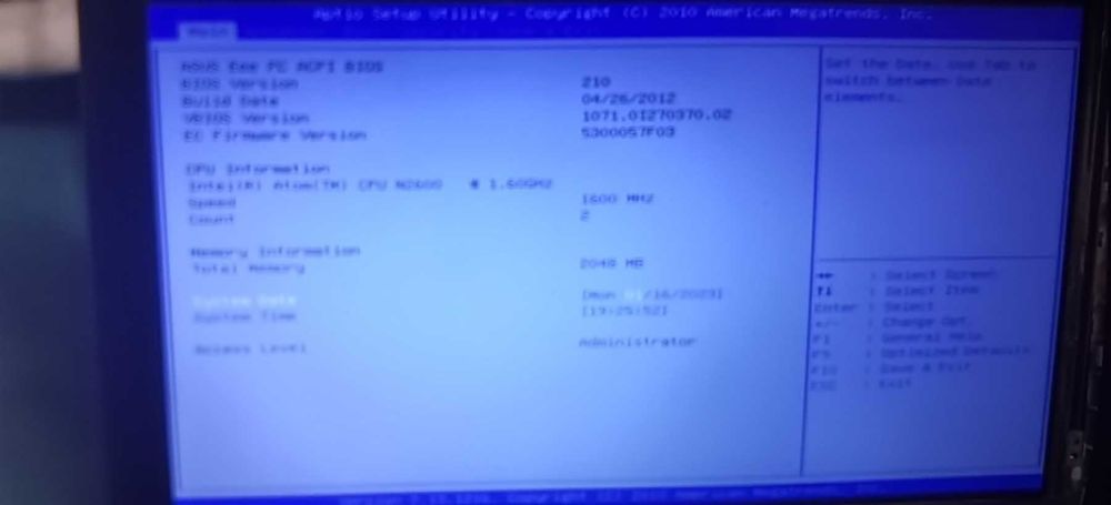 Ноутбук Asus 1225B 11.6` Atom N2600“Cedar Trail”2GbRam разборка