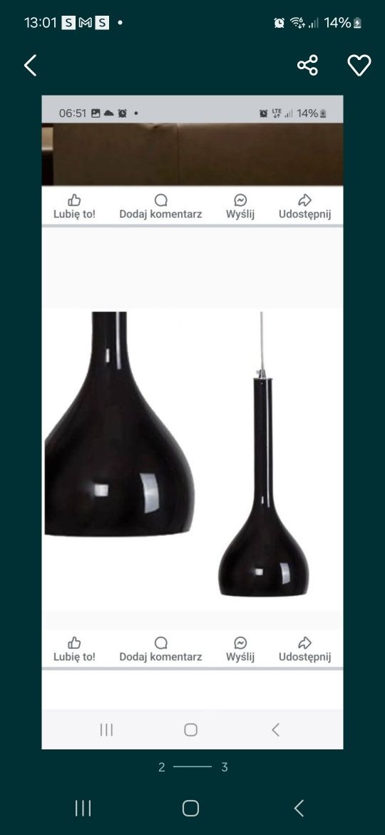 Lampa AZzardo czarna