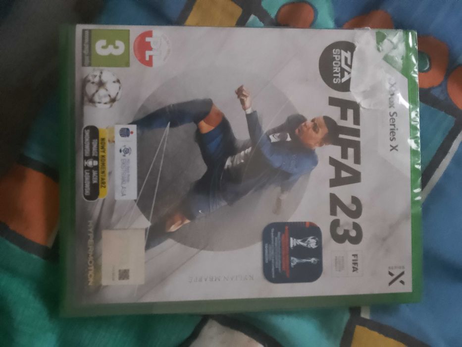 Nowa Gra Fifa 23 Xbox Series X pudełko folia