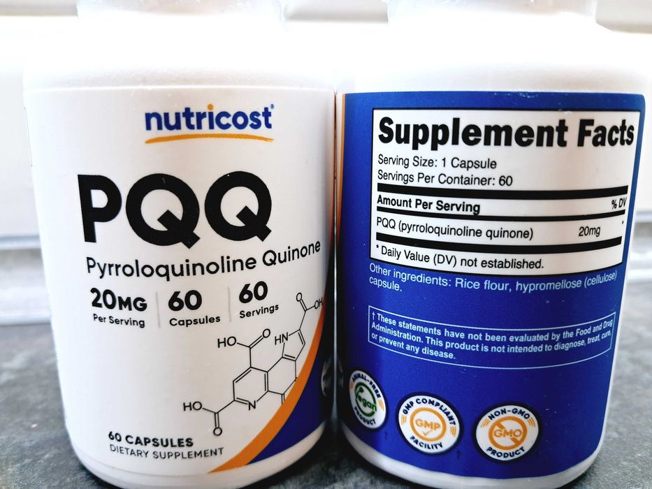 Nutricost, PQQ 20 мг (60 капс.), Pyrroloquinoline