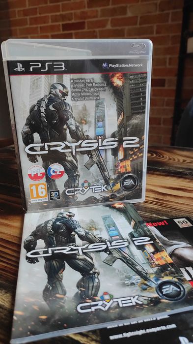 Gry CRYSIS 2 i 3 PlayStation 3 PS3 polskie wydanie komplet