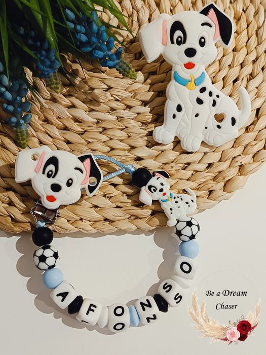 Prendedor de chupeta em silicone