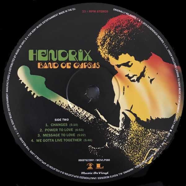 Jimi Hendrix  – Band Of Gypsys