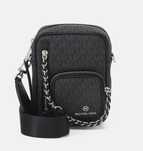 MICHAEL KORS Elliot Torebka canvas czarny nowa