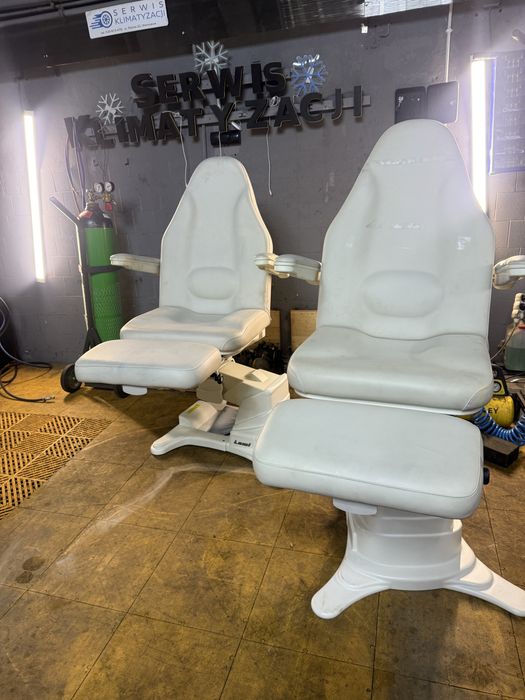 Elektryczny Fotel kosmetyczny Lemi dreamed premium skórzany włoski