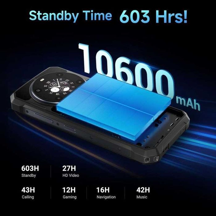 Fossibot F109 5G - 8GB/256GB - Estilo CAT - Resistente e Robusto