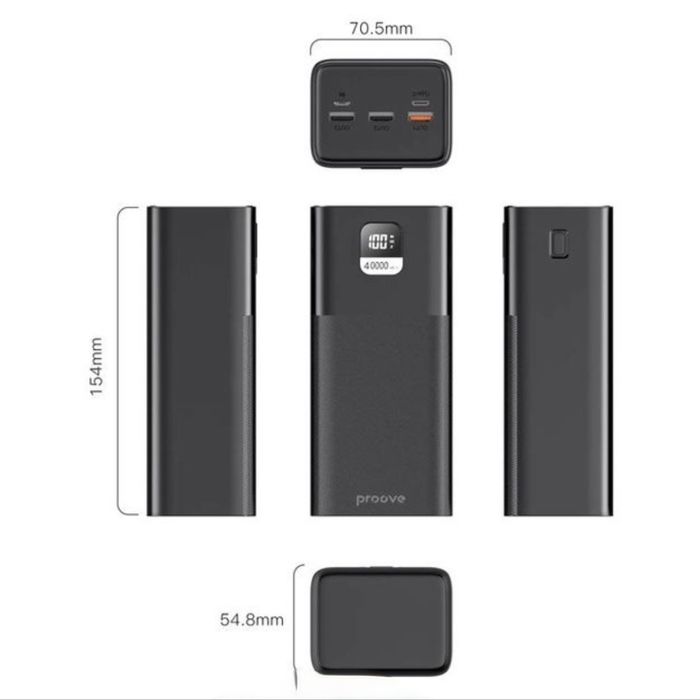 Повербанк 100w Proove Giant 40000 mAh зарядка ноутбука