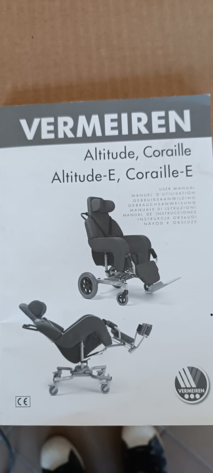 Wózek inwalidzki VERMEIREN