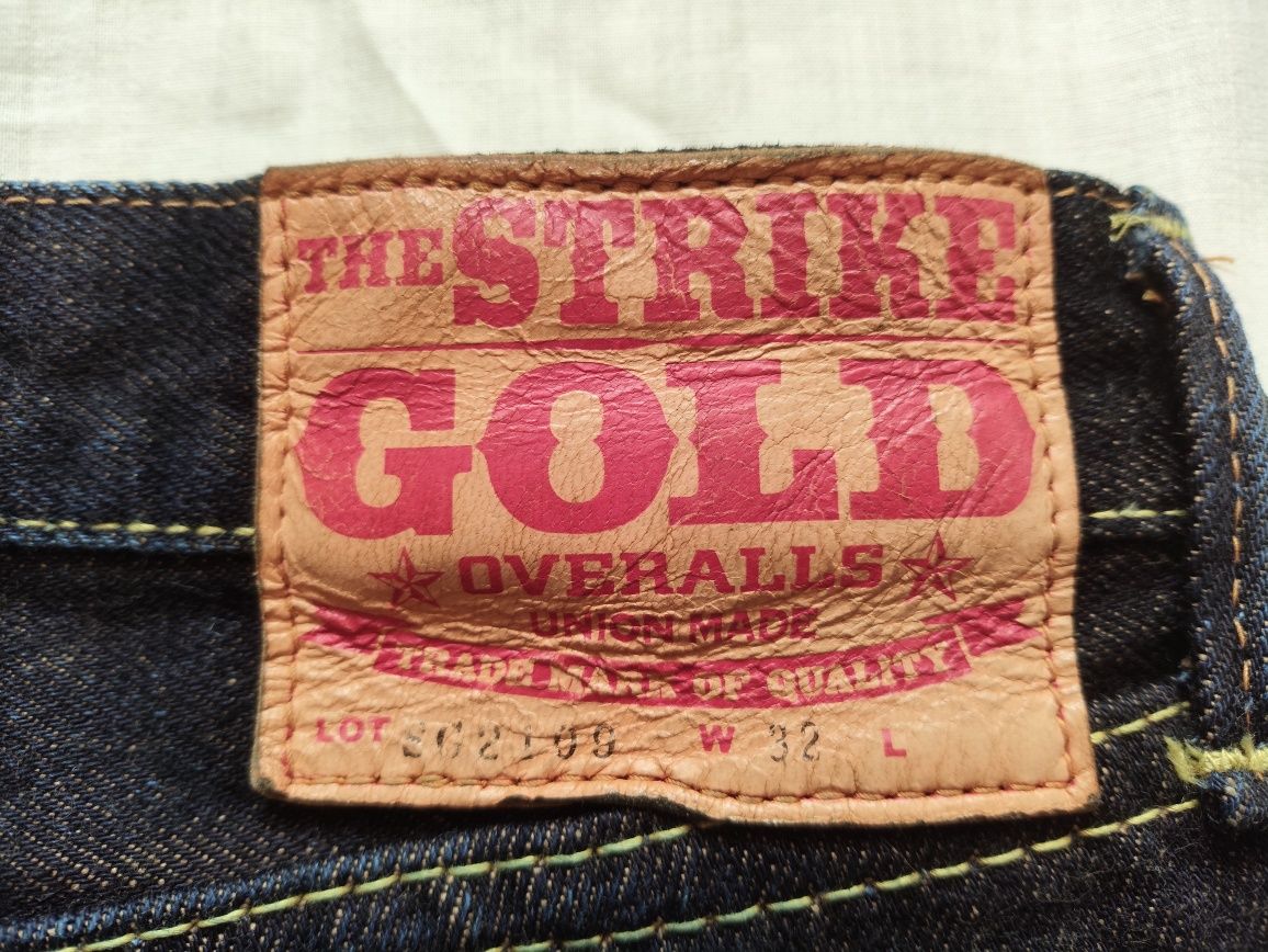 Джинсы The Strike Gold SG2109 Brown Weft selvedge selvage селвидж