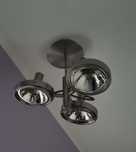 Lampa sufitowa srebrna