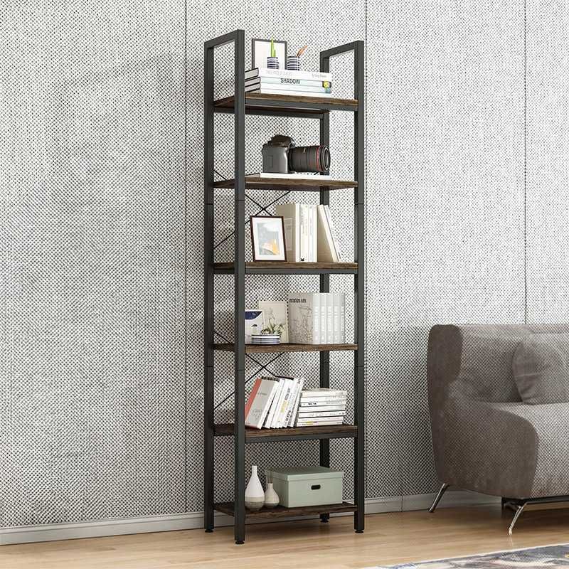 Regal Na Książki Biblioteczka Wąski Wysoki Słupek Loft Industrialny