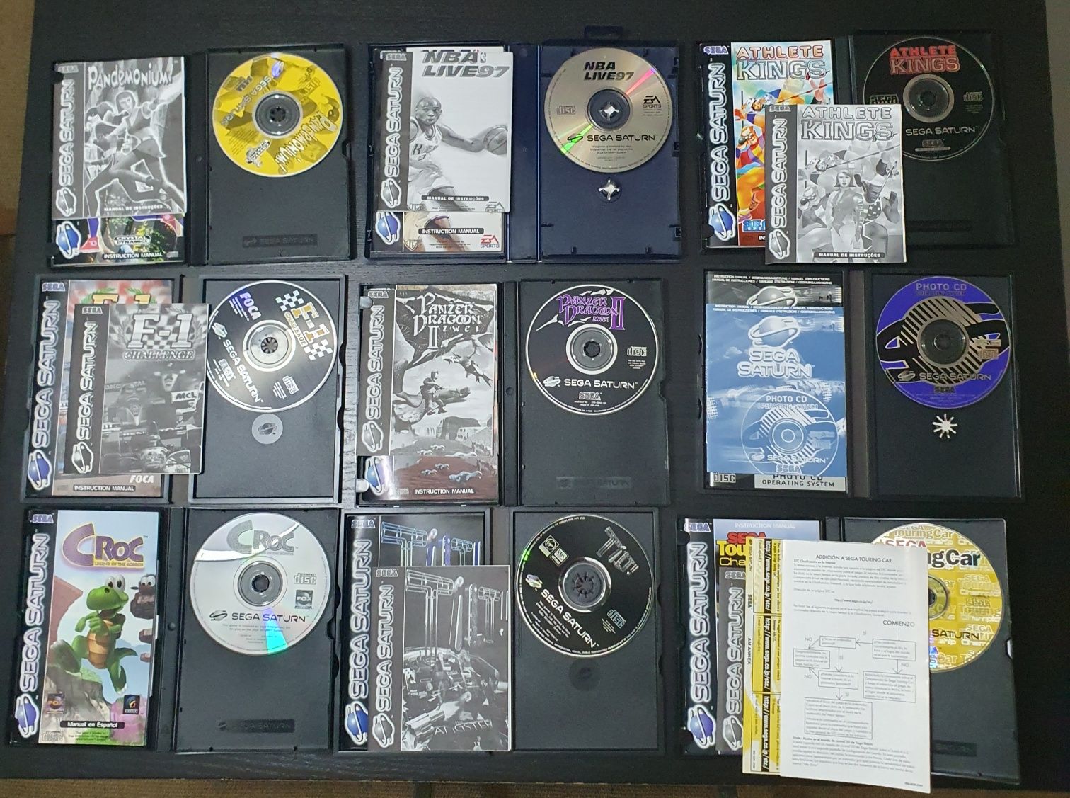 Jogos Sega Saturn - Lote