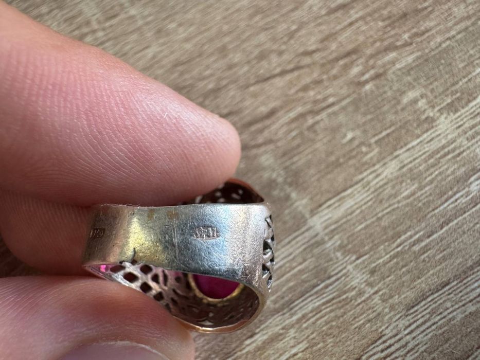 Продам срібний перстень 875 проба