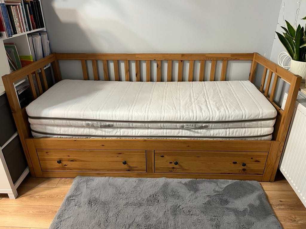 Łóżko rozkładane Hemnes z litego drewna IKEA. ZAREZERWOWANE