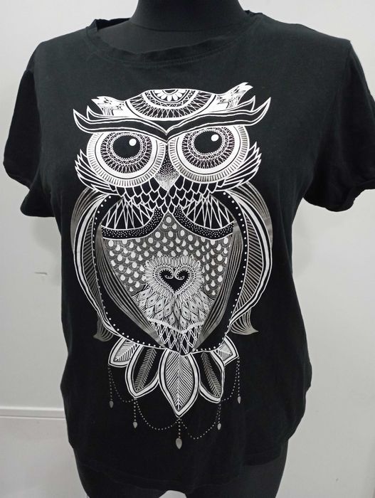 T-shirt damski czarny