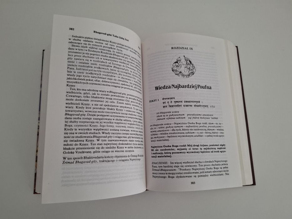 Książka bhagavad gita taka jaką jest