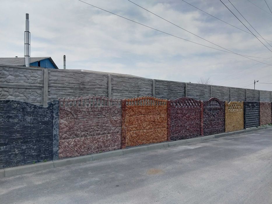 Бетонні огорожі Чернівці (єврозабор) від виробника