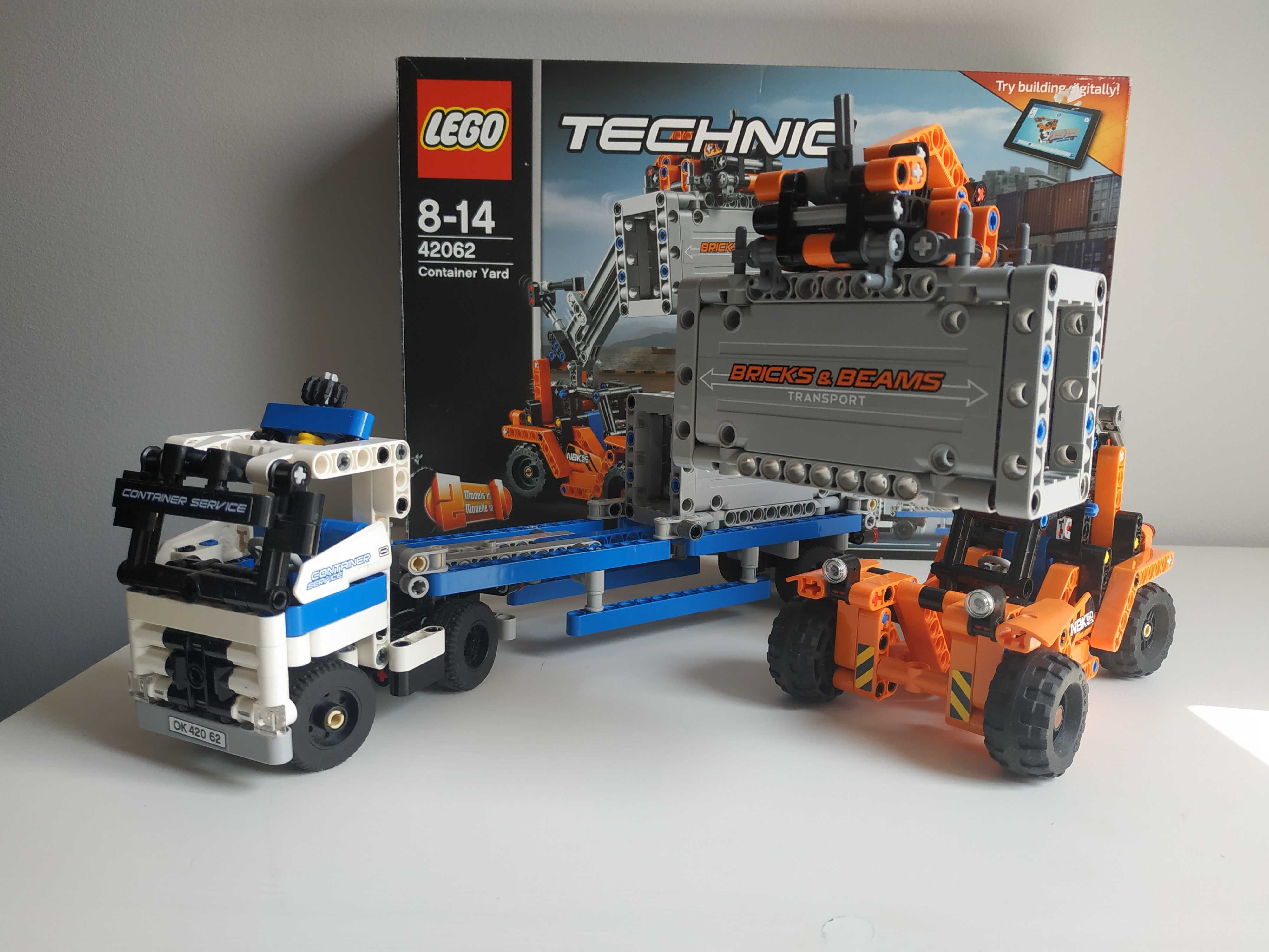 Klocki LEGO 42062 Container Yard Kontener ciężarówka