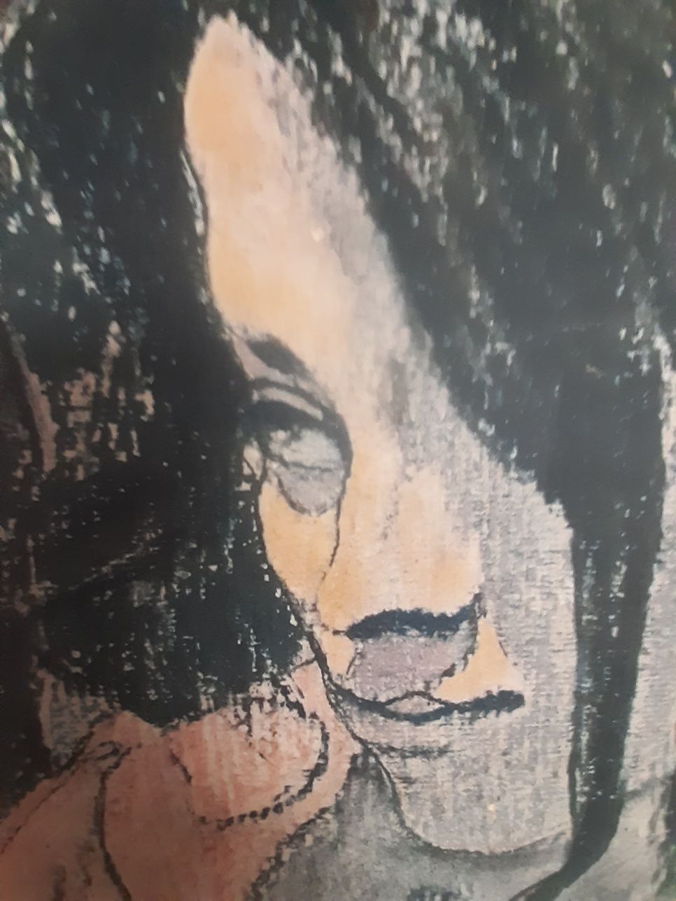 Portret Elizy pareńskiej Pastel 48,5 x 63,5 a sygnatura 1979