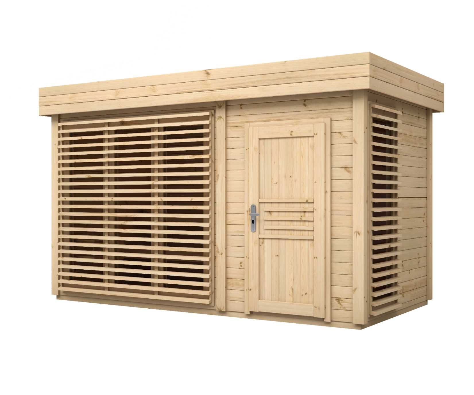 Sauna ogrodowa 4x2 m -  MegS04