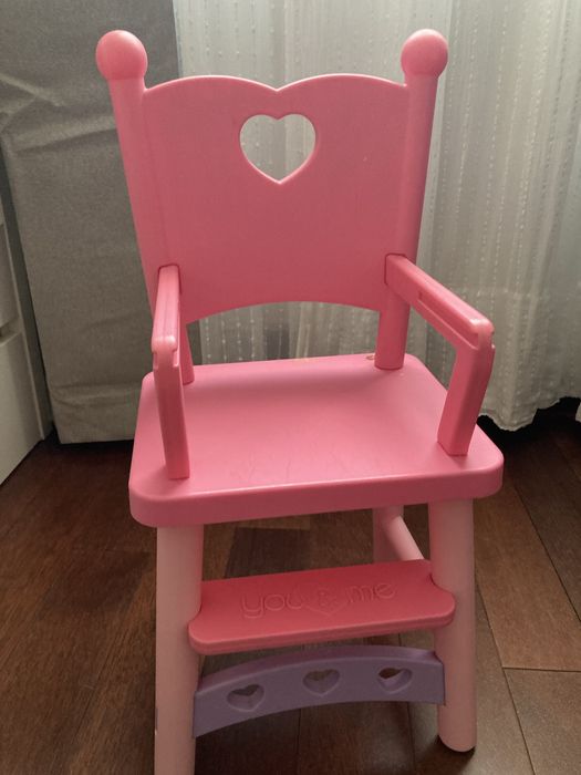 Krzeslo dla lalki, krzeselko do karmienia, fotel dla lali