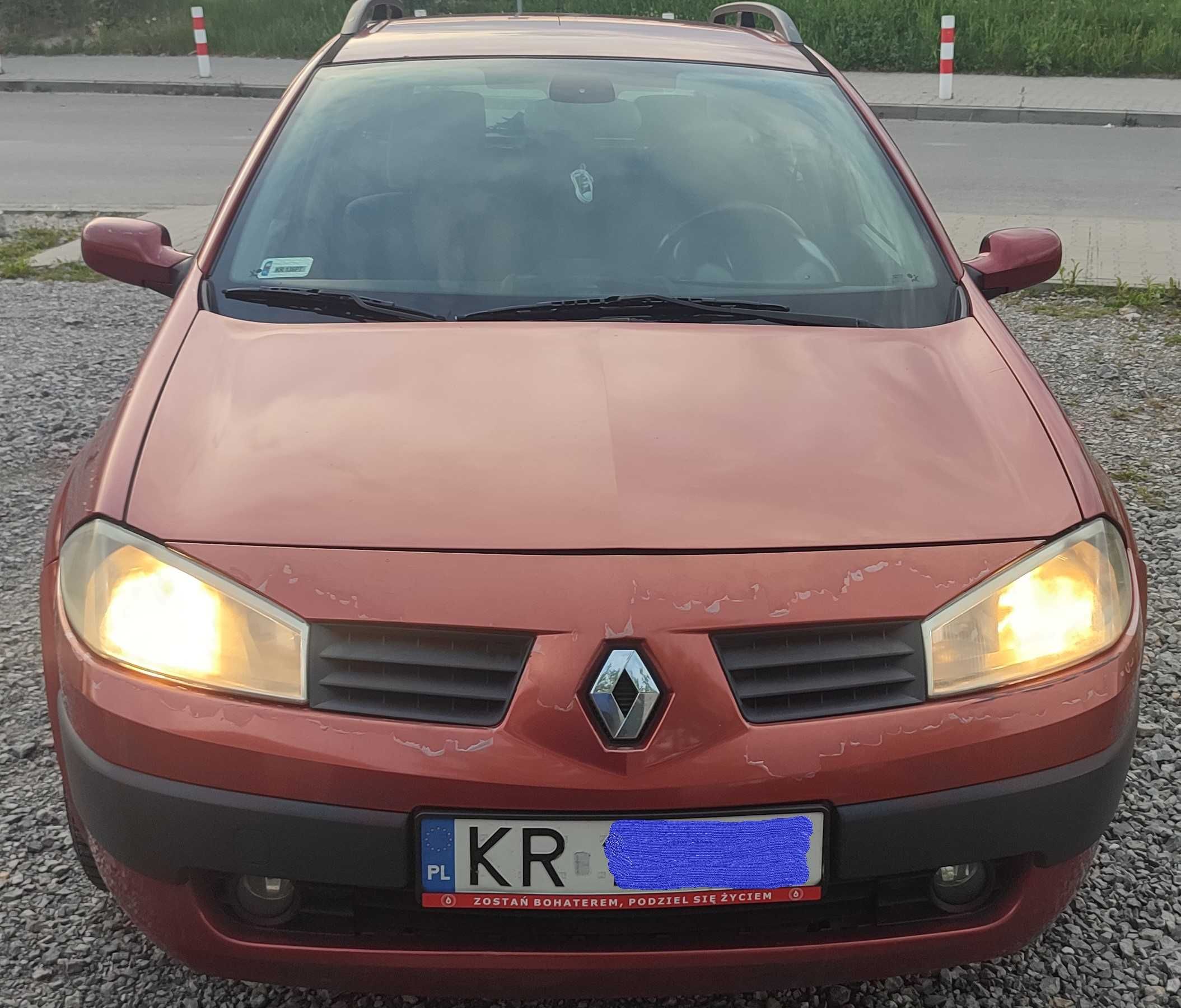 Renault megane grandtour - 1.6benz, kat klima  2004r