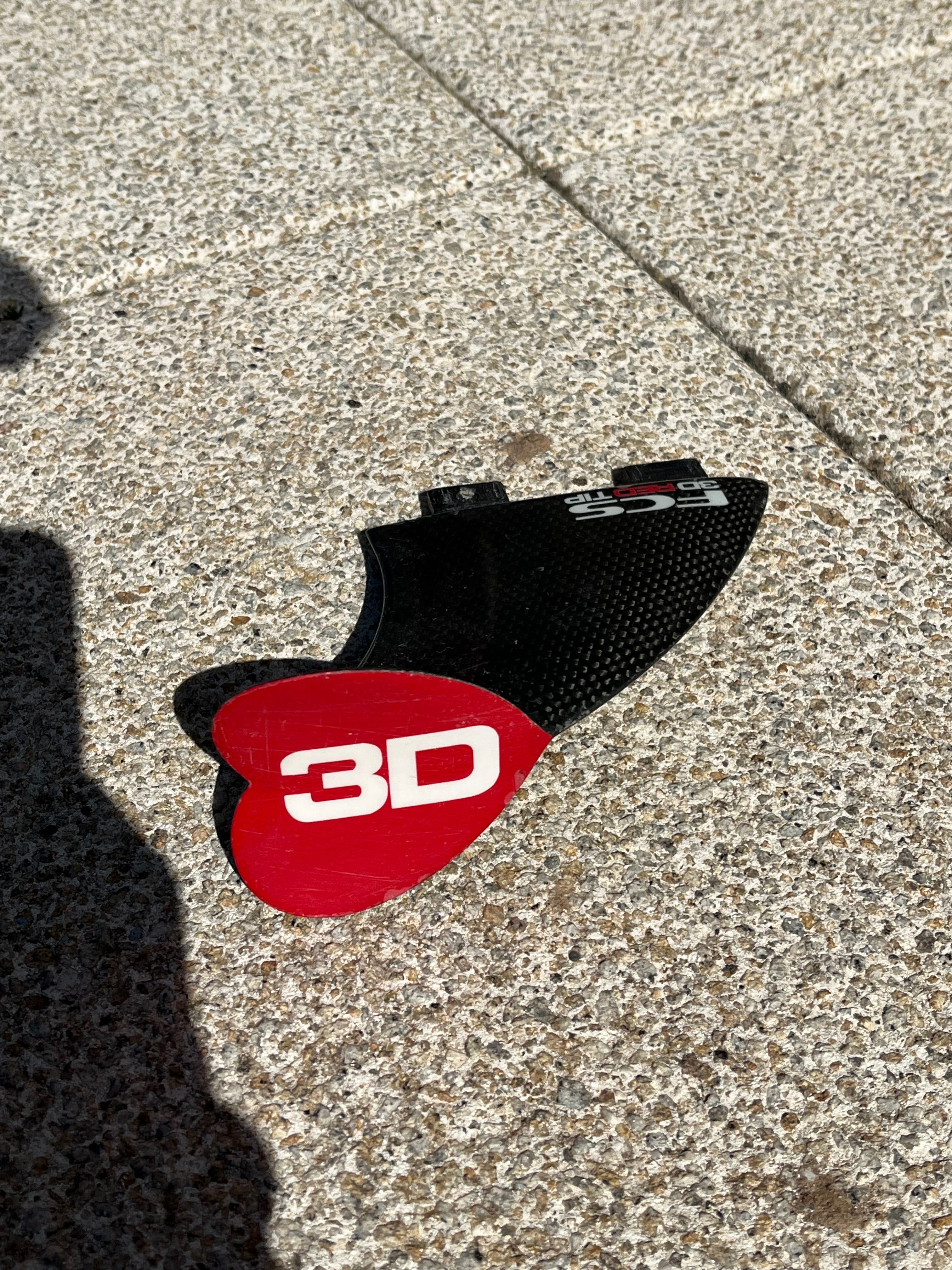 FCS 3D Red Tip Carbon