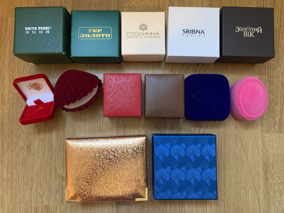 Футляр мешок коробочка для украшений ракушка