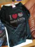 Nowy Tiszert czarny Hello Kitty