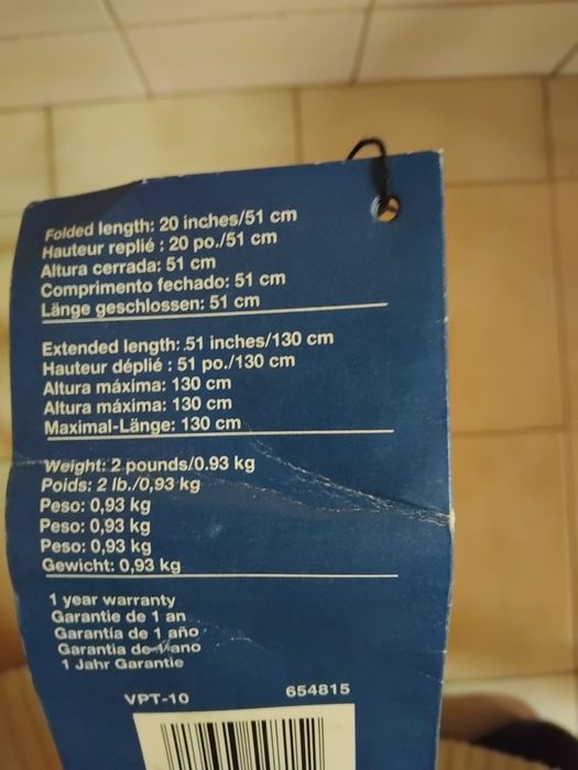 Tripé várias funções. Baixa de preço