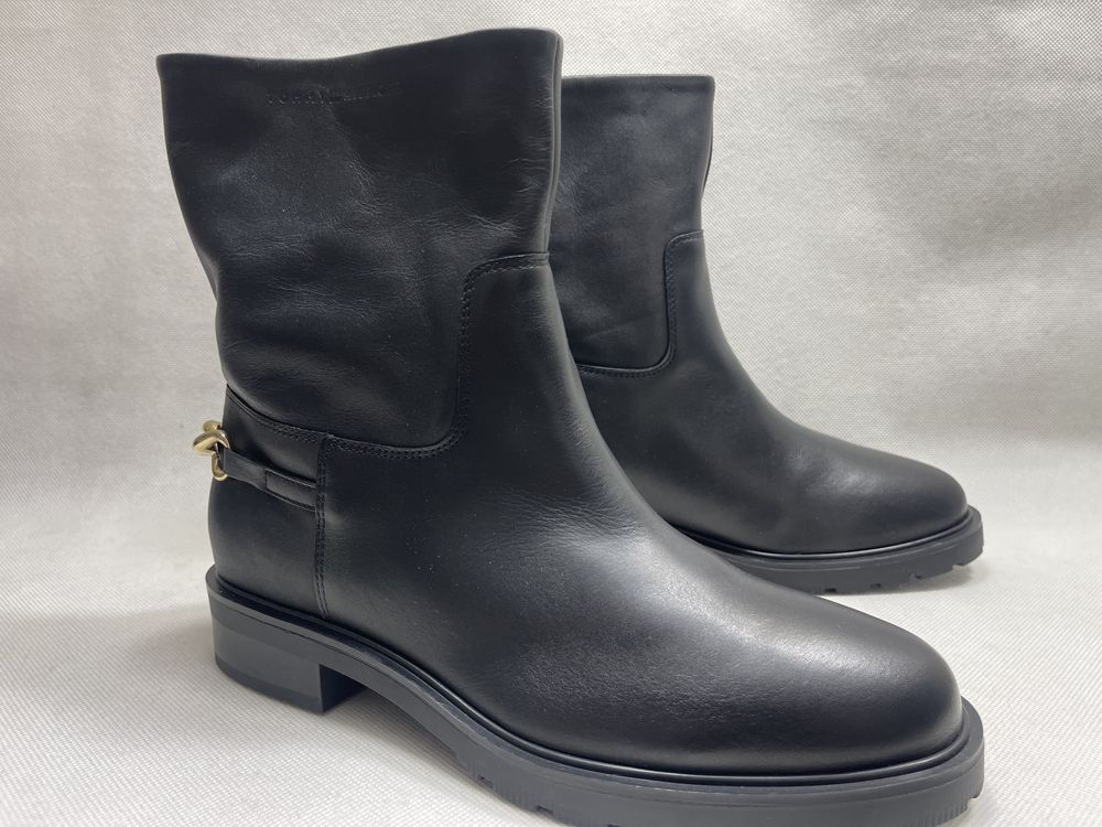Nowe skórzane botki Tommy Hilfiger r 41 model Twist Ankle boots